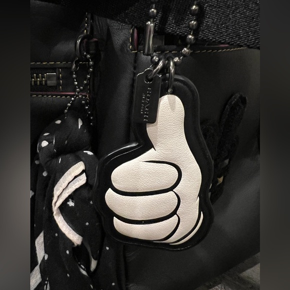 Super Rare!! Coach X Disney Mickey Mouse Patches Backpack - Picture 10 of 11